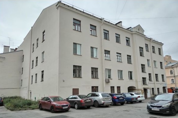 фасад дома, здание по адресу г Санкт-Петербург, Университетская наб, д 21